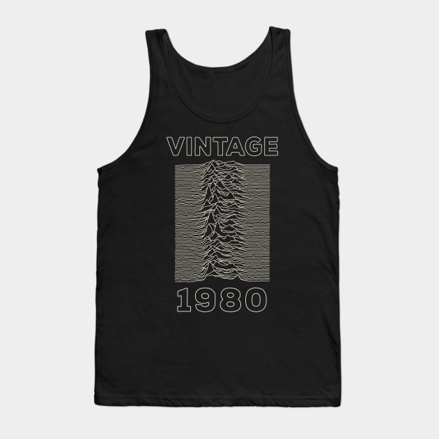 Vintage 1980 - Unknown Pleasures Tank Top by marieltoigo